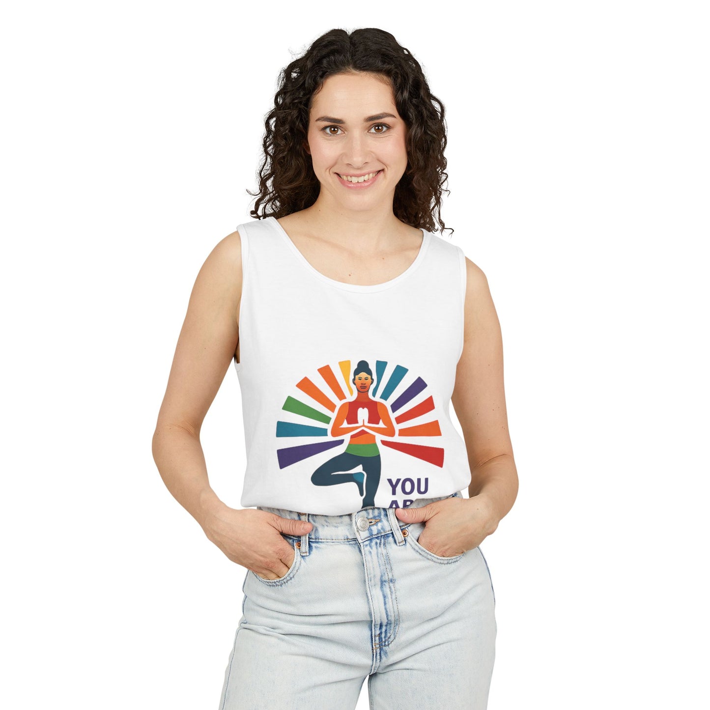Pride Inspirational Yoga Tank Top, Motivational Activewear - Unisex
