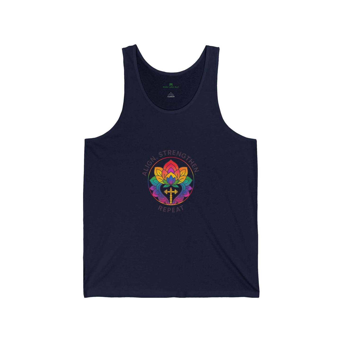 Pride Unisex Jersey Tank - Align, Strengthen & Repeat | Workout Top