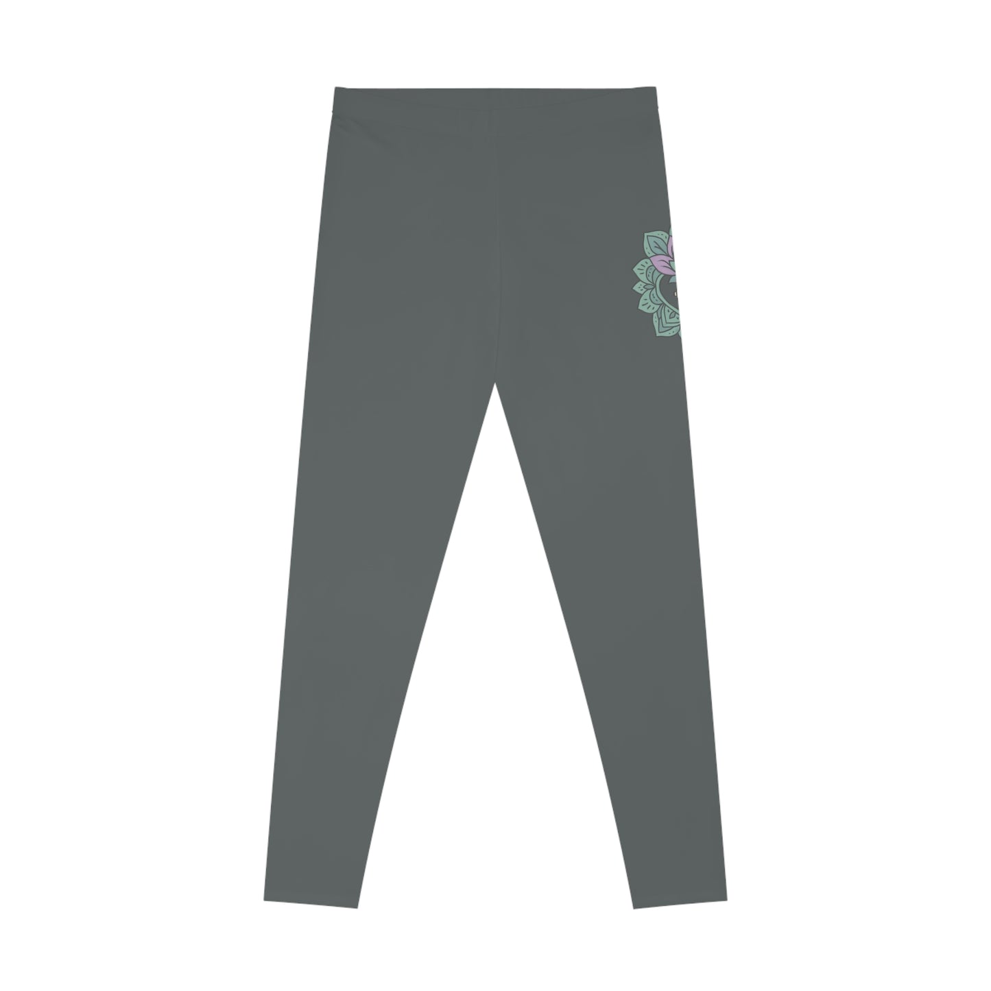 Floral Stretchy Leggings for Yoga & Casual Wear