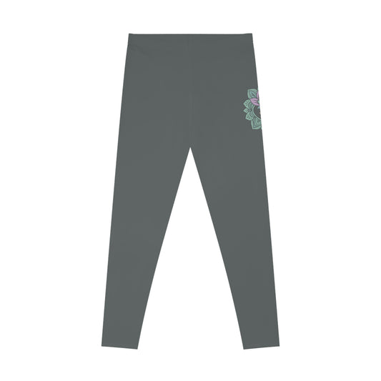 Floral Stretchy Leggings for Yoga & Casual Wear